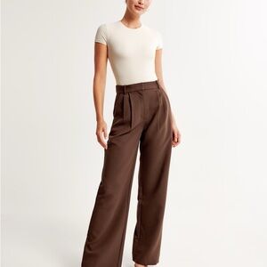 A&F Curve Love Sloane Tailored Pants